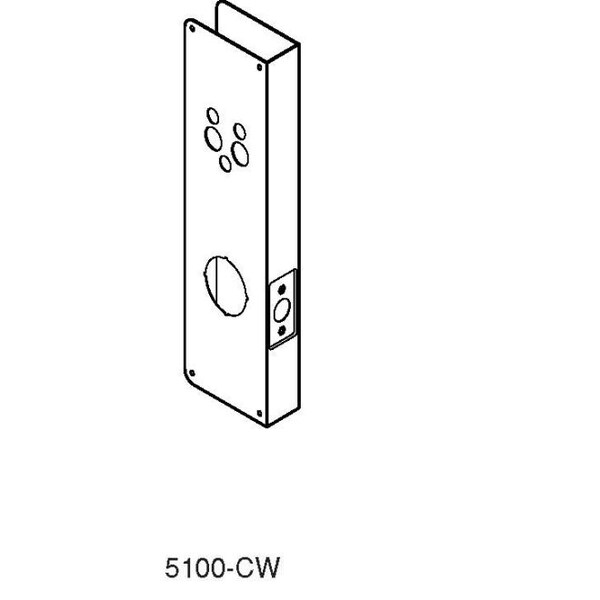 Classic Wrap Around for Schlage Pro Series with 2-3/4" Backset and 1-3/4" Door